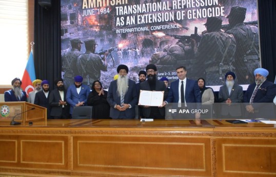 Le Groupe d’Initiative de Bakou a signé un mémorandum avec la Fédération internationale des Zikh -PHOTO 