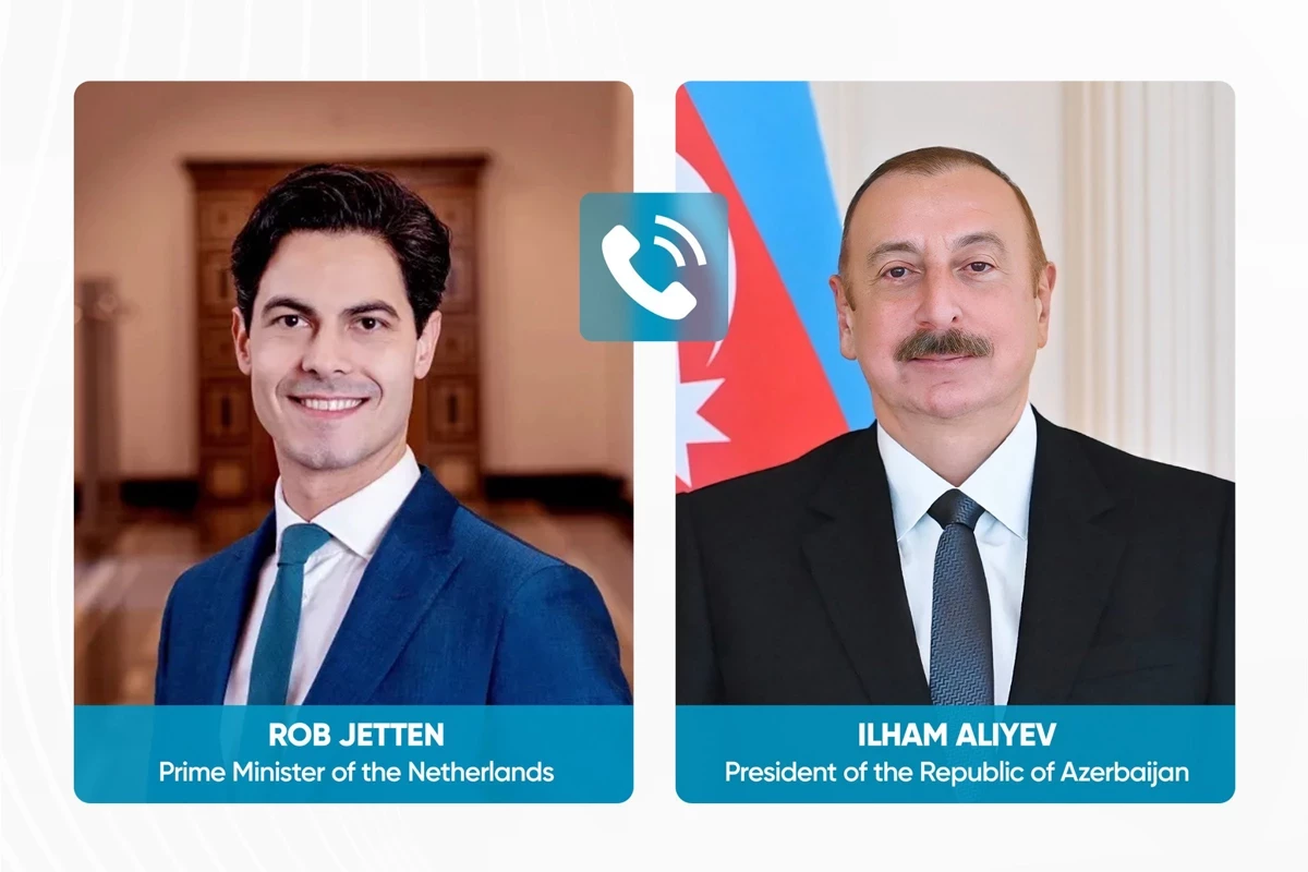 Président Ilham Aliyev a eu un entretien téléphonique avec le Premier ministre des Pays-Bas