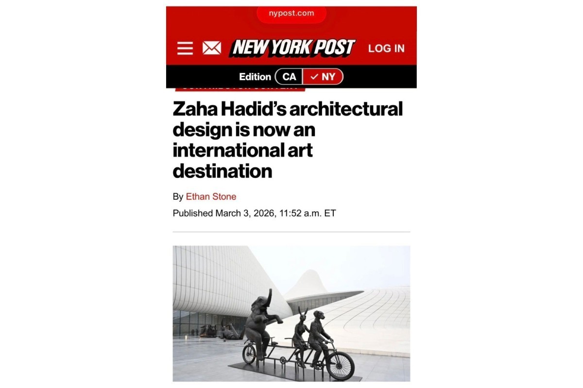 New York Post  : Le Centre Heydar Aliyev est devenu un centre international des arts