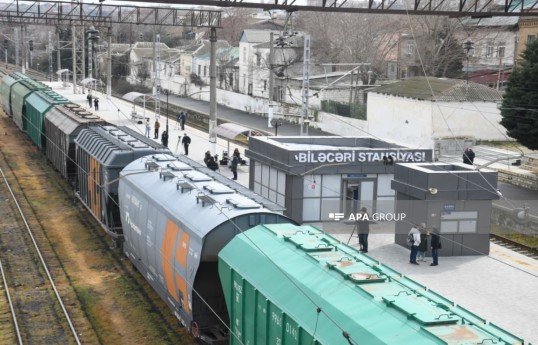 Des wagons chargés de céréales ont été expédiés depuis Bakou vers l’Arménie, en transit depuis la Russie en passant par l’Azerbaïdjan -PHOTO 