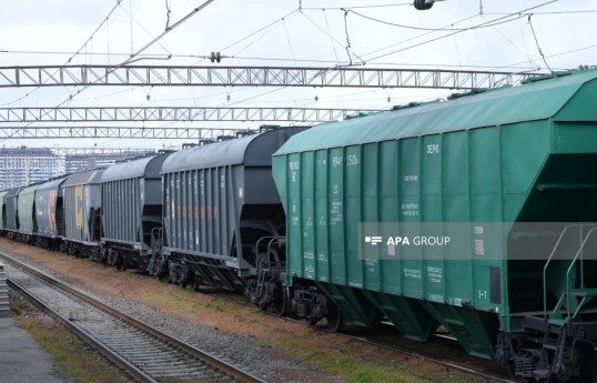 Les wagons chargés de céréales en provenance de Russie à destination de l'Arménie ont été expédiés aujourd'hui depuis Bakou-PHOTO 