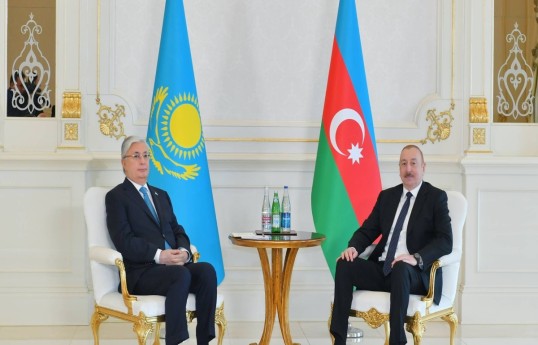 Président Ilham Aliyev a félicité Kassym-Jomart Tokaïev