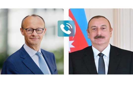 Président Ilham Aliyev a eu un entretien téléphonique avec Friedrich Merz