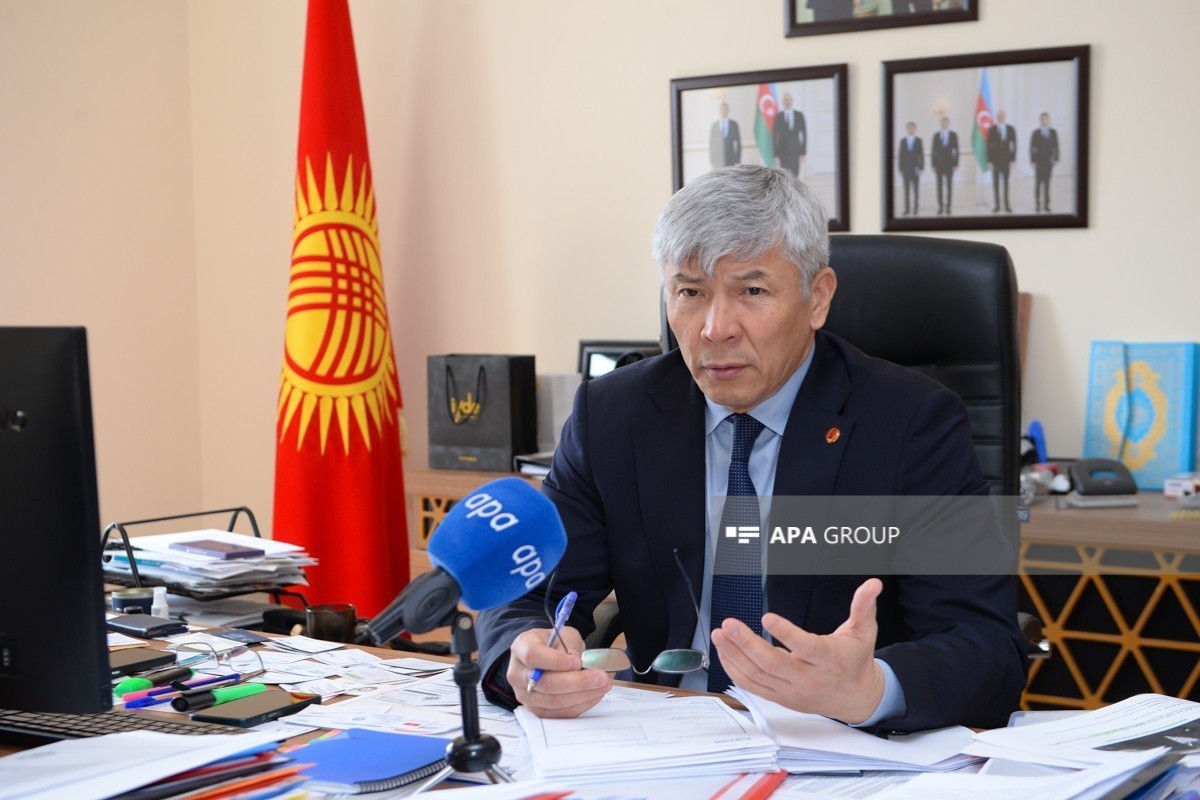 Ambassadeur du Kirghizistan : Nous devons être prêts à une augmentation du transport de marchandises avec l’ouverture du corridor de Zanguezour -ENTRETİEN 