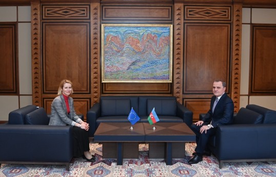 Djeyhoun Baïramov a rencontré Kaja Kallas