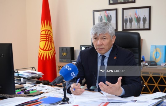 Ambassadeur du Kirghizistan : Nous devons être prêts à une augmentation du transport de marchandises avec l’ouverture du corridor de Zanguezour -ENTRETİEN 