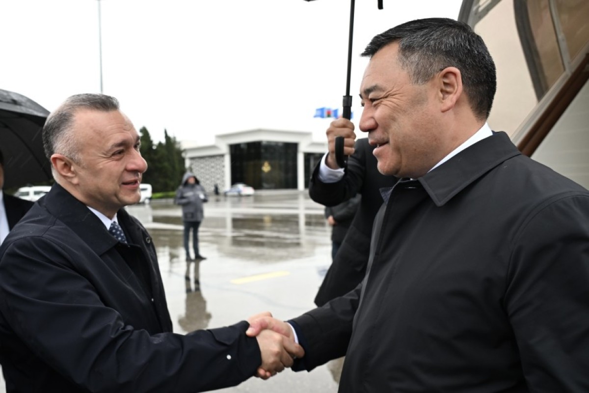 Le président kirghiz Sadyr Japarov est arrivé en Azerbaïdjan