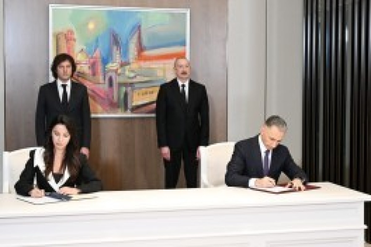 Le président Ilham Aliyev a rencontré le Premier ministre géorgien, des documents ont été signés