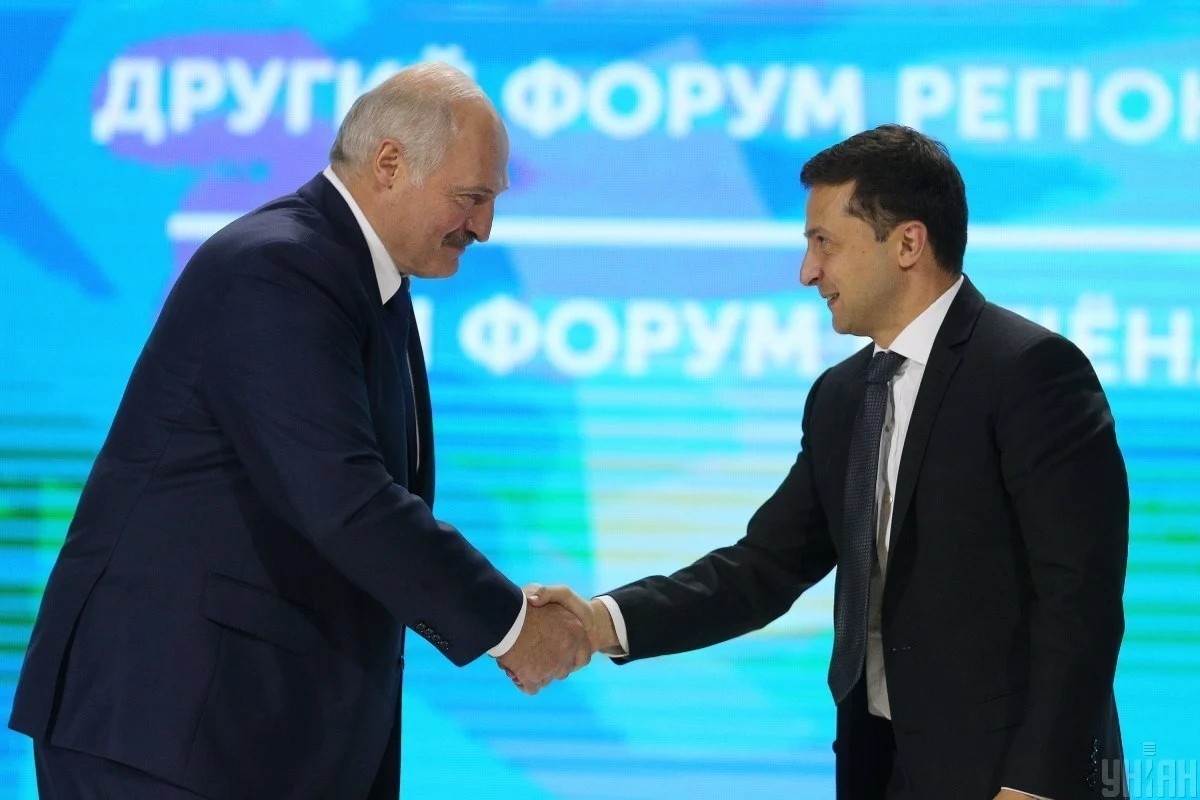 Présidents Alexandre Loukachenko et Volodymyr Zelensky