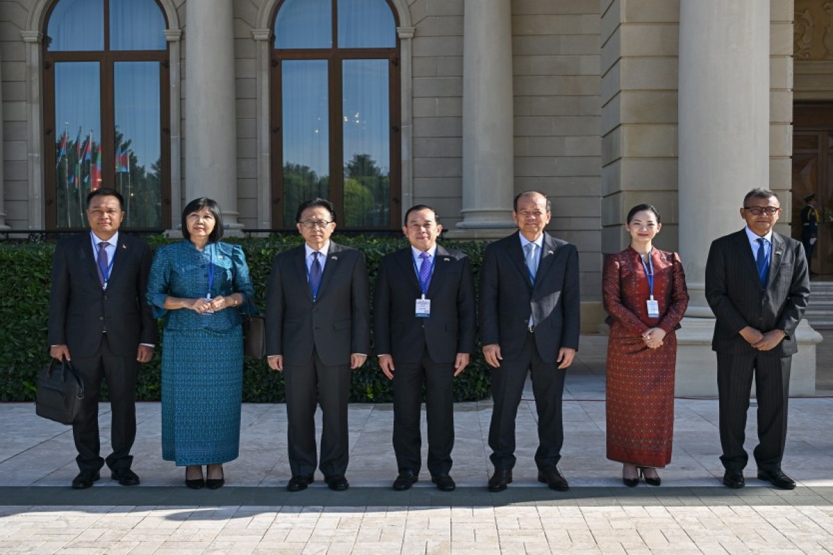 Cérémonie d’accueil officiel du Premier ministre cambodgien à Bakou-PHOTO 