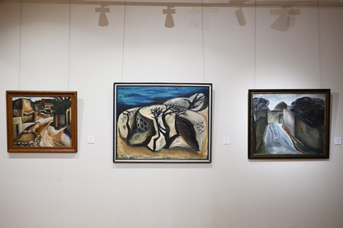 Le président Ilham Aliyev, la première dame Mehriban Aliyeva et les membres de leur famille visitent l’exposition rétrospective « Mon Abcheron : et plus encore »-PHOTO 